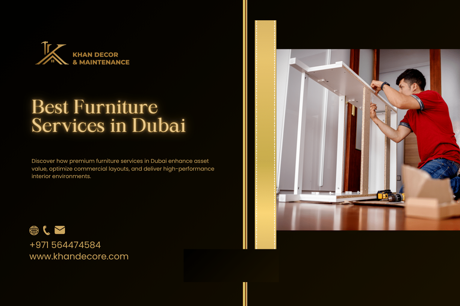 Best Furniture Services in Dubai | Khan Decore