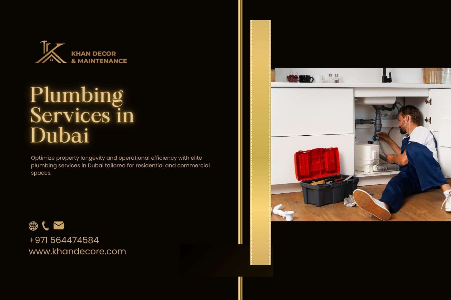 Plumbing Services in Dubai | Khan Decore